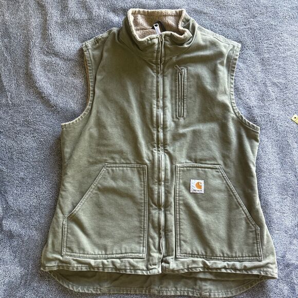 Carhartt Jackets & Blazers - Carhartt Lined Vest Olive/Army Green, Woman’s Size M